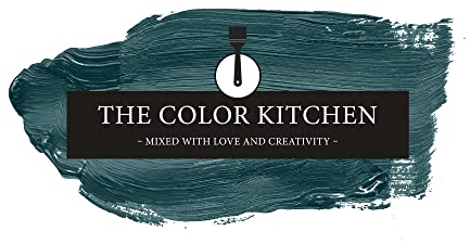 Livingwalls THE COLOR KITCHEN kräftige Wandfarbe - Malerfarbe für farbenfrohe Räume - matte Innenfarbe in Grün - 2,5l Deckfarbe in TCK3012