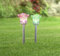DbKW Solarleuchten 2er Set Rosenblüte Solarlampe Außenleuchte mit Farbwechsel Dekoleuchte Gartenleuchte