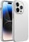 JETech Silicone Case for iPhone 14 Pro 6.1-Inch, Silky-Soft Touch Full-Body Protective Phone Case, Shockproof Cover with Microfiber Lining (Light Grey)