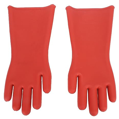 Isolierte Handschuhe , 12 kV Hochspannungs Fertigungsklasse , Elektrische Isolierhandschuhe der Klasse 00 f¨¹r Linienarbeiter in der Elektroindustrie