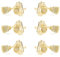 Fame 373KSK Locking Tuners, 3+3 Gold, Stimm-Mechaniken für E-/Westerngitarre, Backlocking-Funktion, 1:14 Übersetzungsverhältnis