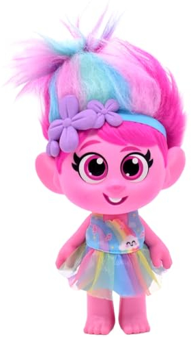 BSNRDX Tr-o-lls Figur 28cm Große Tr-o-lls Action-Figur mit Künstliches Haar, Modepuppe mit charakteristischer Kleidung und Accessoires, Actionfigur Sammlerspielzeug für Kinder Geburtstagsgeschenk