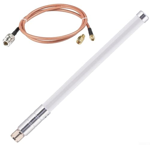 868 MHz Helium-Hotspot HNT Miners Antenne Fiberglas 5,8 DBi Heliumantenne mit RG142-Kabel, kompatibel mit HNT RAK Helium Hotspot Miner
