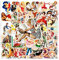 Retro Mädchen Aufkleber Anime Pinup-Girl Stickers 50 Stück Skateboard Graffiti Aufkleber Motorräder Fahrrad Snowboard Gepäck Laptop Auto Koffer für Kinder und Jugendliche Wasserdichte Vinyl Aufkleber