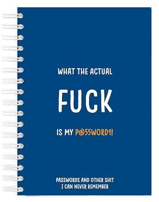 Cupid Stunt Password Book, Small Password Book, Password Books, Presents for Dad or Mum, Secret Santa Gift for Colleagues, password notebook, password keeper, practical gifts for men