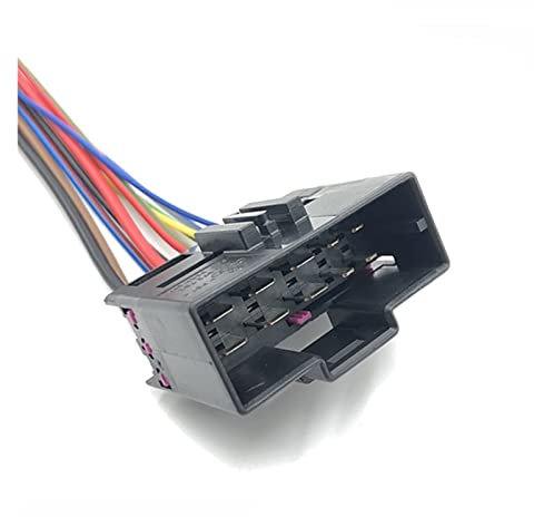 10Pin Auto Elektronischer Stecker Kabelbaum Sitzheizung Männlich Weiblich Steckdose Kompatibel mit 7L0972762 8E0972710 Mit Kabel(10P Male)
