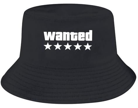 Mode Geschenk Auto GTA Eimer Hut Gewollt Herren Damen Fischer Kappe Hip Hop Strand Sonne Angel hüte