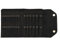 KNITPRO K12861 Kohle austauschbare Stricknadeltasche – zur Aufbewahrung von Kabeln, Steckern und kleinem Zubehör, Gemischt, Schwarz, 22cm x 17.5cm x 1.5cm