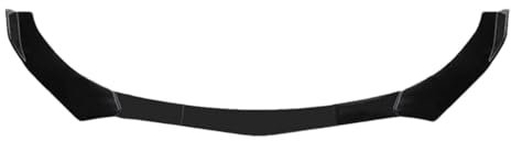 GjnjfdF Splitter Anteriore Auto Nero Spoiler Splitter Spoiler Per Labbro Del Paraurti Anteriore ABS Labbro Del Paraurti Anteriore Automati Generale Installazione Autoperforante
