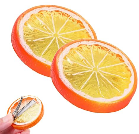 Pince à Cheveux Orange-Accessoires Fruits Adorables pour Femmes, Déco de Cheveux pour Carnaval/Fêtes avec Design à Paillettes Moderne – Idéal pour le Quotidien, Soirées et Fête