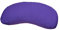 Yoga e Pilates cuscino a forma di mezzaluna rivestimento 100% cotone (42 x 20 x 12 cm), Lila
