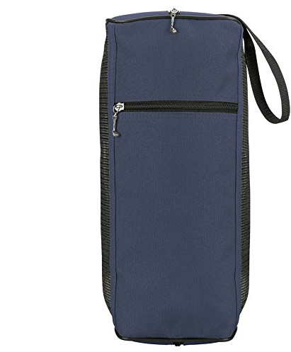 eBuyGB Large Golf Shoe Boot Bag with Mesh Panel and Golf Club Zipper Detail