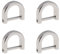 Artibetter d-ringe schraube in schäkel hufeisen u form d ring diy leder handwerk geldbörse schlüsselbund zubehör für gurt 4 stück