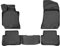 WALSER XTR Gummi Fussmatten Auto für Mercedes-Benz E-Klasse (W212/S212) 2009-2016, 100% passgenaue Auto Fußmatten, robuste Universal Fußmatte Auto, Gummimatten Auto, Auto Fussmatten Gummi