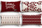 YCOLL Kissenbezug 4er Set Kissenbezüge leinen Kissenhülle Dekokissen für Sofa Gartenbett Couch Kissen 30x50cm