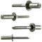 4,8 X 10 mm (50 Stück) Dichtblindnieten mit Flachkopf, wasserdicht - Edelstahl VA A2 V2A - Blind-nieten - Popnieten rostfrei - DIN 7337 - ISO 16585 | AGBERG