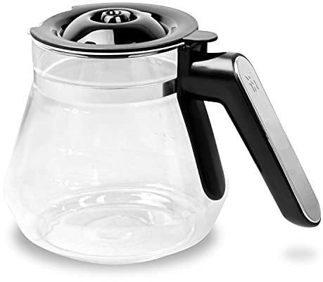 Glass Coffee Pot Replacement for Tefal SEB FS-1000050584 Glass Coffee Kettle Coffee Tea Kettle Glass for Coffee Lovers Coffee Machine WMF 0412250011 BUENO