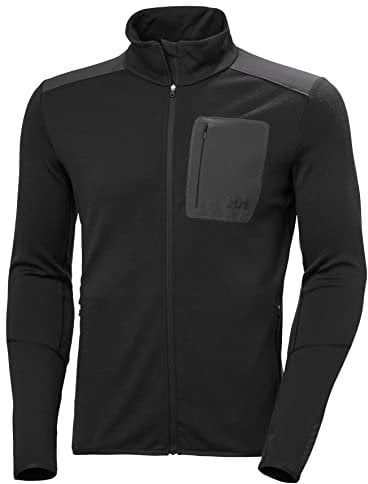 Helly Hansen Men's Lifa Merino Midlayer Sweater, 990 BLACK, M UK
