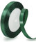 Ruban de satin vert foncé 10 mm x 22 m - Pour décoration de cadeau de mariage, de baptême et d'anniversaire
