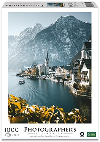 Ambassador 7230768 Hallstatt Österreich, 1000 Teile Puzzle für Erwachsene und Kinder ab 10 Jahren, Photographer's Collection, Tobias Hägg, Landschaftspuzzle