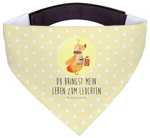 Mr. & Mrs. Panda Hundehalstuch M Glühwürmchen - Geschenk, Tiermotive, Liebesspruch, lustige Sprüche, magisch, Lieblingsmensch, Gute Laune,
