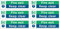 RubiGo Lot de 1/2/3/6/12 panneaux de signalisation « Fire Exit Keep Clear » en vinyle autocollant, 30 x 10 cm, panneaux de sécurité incendie, panneau de sortie d'incendie, résistant aux intempéries,