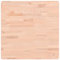 vidaXL Tischplatte, Quadratisch Holzplatte mit 4 abgerundeten Ecken, Holztischplatte Ersatzplatte für Couchtisch, Massivholztischplatte Platte, 60x60x2,5 cm Massivholz Buche