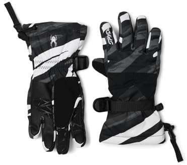 Spyder SYNTHESIS SKI GLOVES, Maedchen, Tiger Polar, S