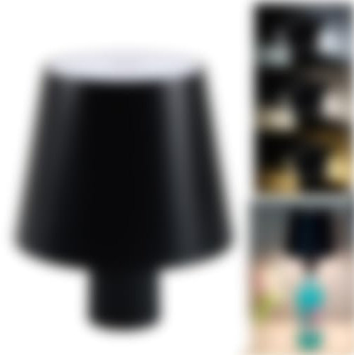 ZoneYan Lampada Bottiglia, Lampada Led per Bottiglia, Lampada da Tappo per Bottiglia, Lampada da Tavolo Touch Wireless Impermeabile Ip54, Perfetta per Uso Interno ed Esterno, Ristoranti e Bar (nero)
