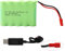 MXJFYY 6V 2400mAh AA NiMH RC Battery with JST Stecker, Battery Pack with JST Plug Compatible with New Huina 540 Dump 520 RC Bulldozer RC Excavator RC Toys RC Trucks RC Dump Construction