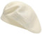 ZLYC Damen Winter Baskenmütze Französische Barett Doppelschicht Warm Beret(Einfarbig Weiß),Einheitsgröße