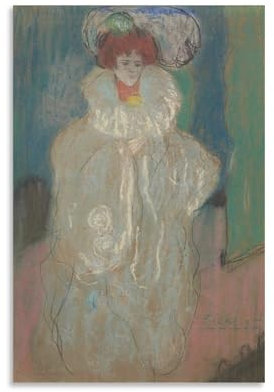 Pablo Picasso Wandkunst, La Diva, Poster, Druck, Fotokunst, Malerei, Leinwand, Poster, moderne Dekoration, Poster, 20 x 30 cm