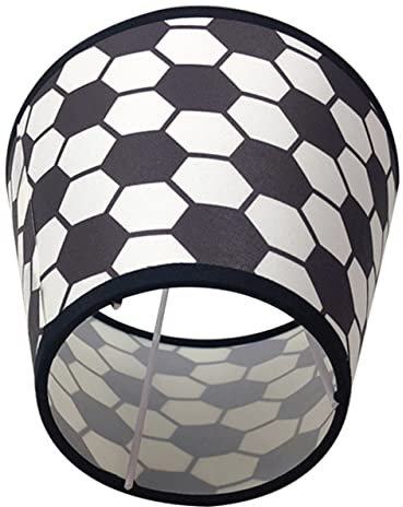 WHAMVOX Kleine Lampenschirm Stoff Im Fußball-design Trommellampenschirm Für Deckenlampe Und Tischlampe Wohnraumdekoration Für Schlafzimmer Und Wohnzimmer
