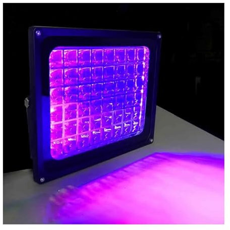 LED-Schwarzlicht 50W 100W 200W 300W UV-UV-Härtungslampe 365nm 395nm 405nm Kleberharz Grünes Öl Lot PCB Board Beschichtung Farbe Tinte Aushärtung UV-Harz-Härtungslicht für 3D-Drucker(365NM_30W WITH BOX