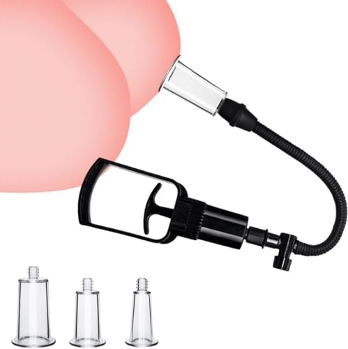 Nipple Sucker Toys Adult Toys for Women，Nipple Sucker Enlargement Enlarger Set Nipple Clit Sucker Trigger Pump （3 Sizes） Enlarger Suction Nipple Suck Enhancer Sex Toy Nipple Sucker