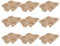 VALICLUD 20pièces Support De Tasse À Boisson À Emporter Porte-gobelet Papier Kraft Support De Tasse À Café Avec Compartiments Pratique Et Légère