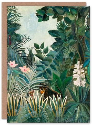 Artery8 Henri Rousseau Art Card The Dream Equatorial Jungle