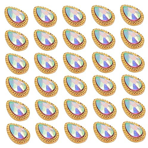 CALLARON 30piezas Calcomanías Para Uñas Pegatinas Decoración Para Manualidades Cristales