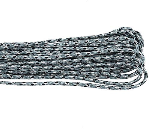 Fockety Buntes Lebensrettendes Paracord mit 2 Mm Durchmesser Zum Campingklettern, 31 M Paracord Zum Binden von Ausrüstung (15M)