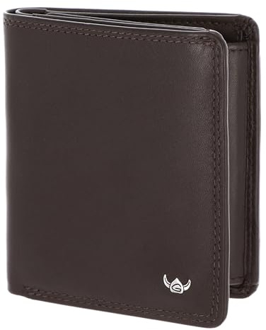 Golden Head Leder Geldbörse Polo RFID Protect Kombischeintasche 1119 Dunkelbraun