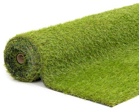 SPRINGOS Gazon artificiel, 5 x 1 m, 20 mm, tapis de jardin, résistant aux UV, avec trous de drainage, gazon artificiel, extérieur, pour balcon, terrasse, patio, animaux domestiques
