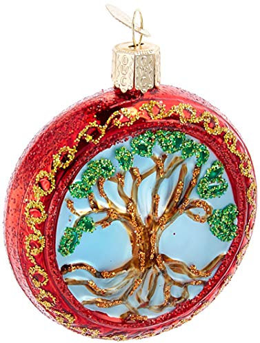 Old World Christmas Ornaments: Assortment of Trees Glass Blown Ornaments for Christmas Tree, Tree of Life
