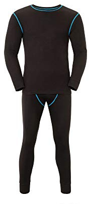 Planam 2215 180 G/M² Unterwäsche- und Thermoset - Optimale Sicherheit und Komfort - Farbe: Schwarz/Black - Größe: 64