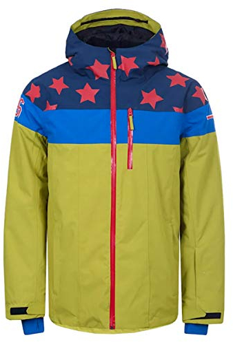 Icepeak Herren Skijacke Centertown 456101 grün-blau Gr.48