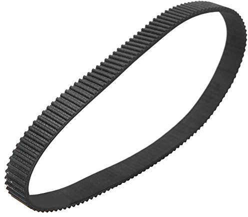 Vbestlife Gummiband, 384-3M-12 Gummi-Antriebsriemen Zubehör für kleine E-Bike Elektroroller Motor Schwarz