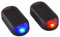 EGFheal 2PCS Solar Power Simulated Car Alarm LED Light Anti-theft Warning Lights Flashing Security Light Fake Lamp Red light + blue light 2PCS