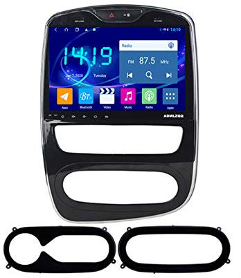 ADMLZQQ 10,1 Pollici Autoradio Car Radio Navigazione GPS per Renault Captur Clio 2016-2018, Stereo Audio Android 10.0, FM/RDS/Bluetooth/Fotocamera Posteriore,4 Core,4G+WiFi: 2+32G
