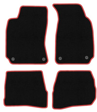 Velours-Fußmatten passend für Volkswagen Passat B5 FL 2000-2005, CARLUX | passend für Limousine/Kombi/Variant; Velours-Teppich (Polypropylen), ca. 6,5 mm