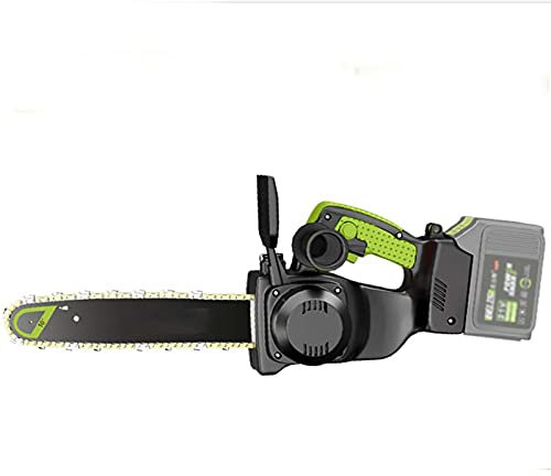 Mini Chainsaw 10 Inch 21V Cordless Electric Chain Saw,for Tree Branch Wood Cutting and Garden,10 sections 29800mh 2 electricity 3 chains