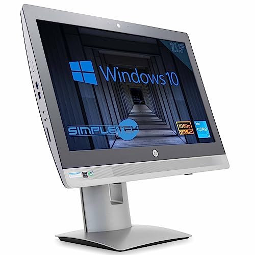 HP All in One Pro One 600 G2 Display 21.5 Inch FHD Intel i3 6100 3.7 GHz DDR4 Win 10 Pro Work (Refurbished) (Without Wireless Mouse and Keyboard Kit, 8 GB RAM SSD 480 GB)